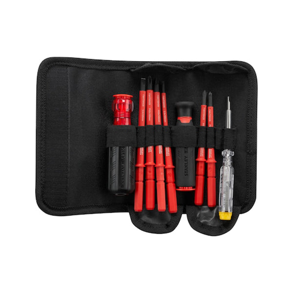 Tournevis isolé à lames interchangeables et avec GAINE - (Pack de 4 pièces) - STANLEY® FATMAX® VDE - Stanley - FMHT66426-0 - (Pack multiple) Tournevis isolé à lames interchangeables et avec GAINE - (Pack de 4 pièces) - STANLEY® FATMAX® VDE - Stanley - FMHT66426-0 - (Pack multiple)